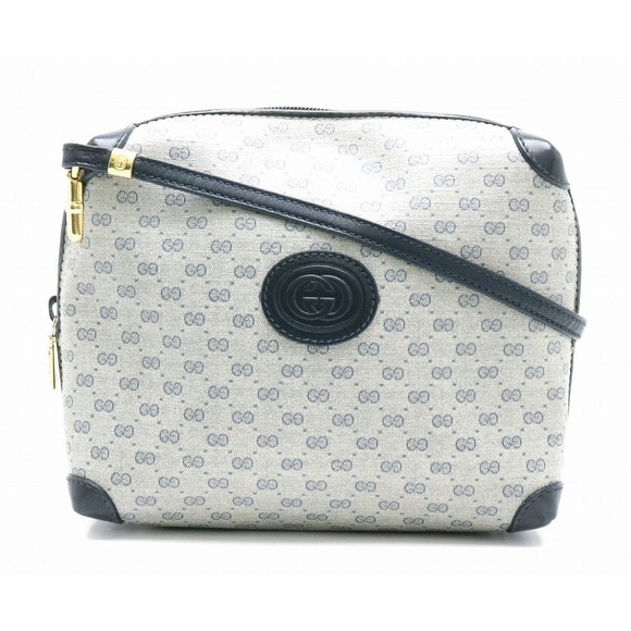 Gucci Blue Logo Shoulder Bag main image 0